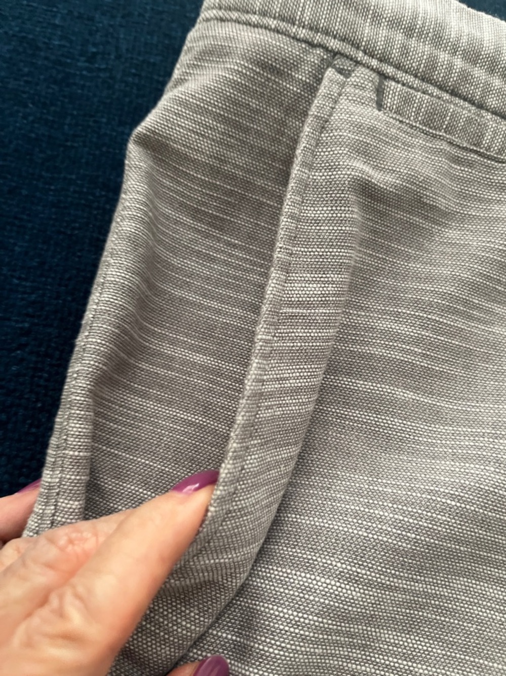 MERONA Light Gray Flat Front Men’s Shorts - Picture 4 of 14